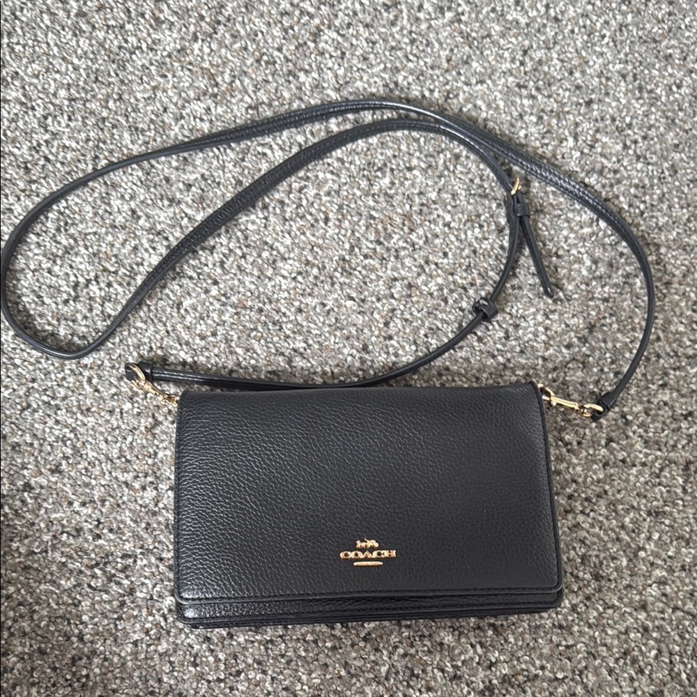 Coach Black Anna Crossbody Bag